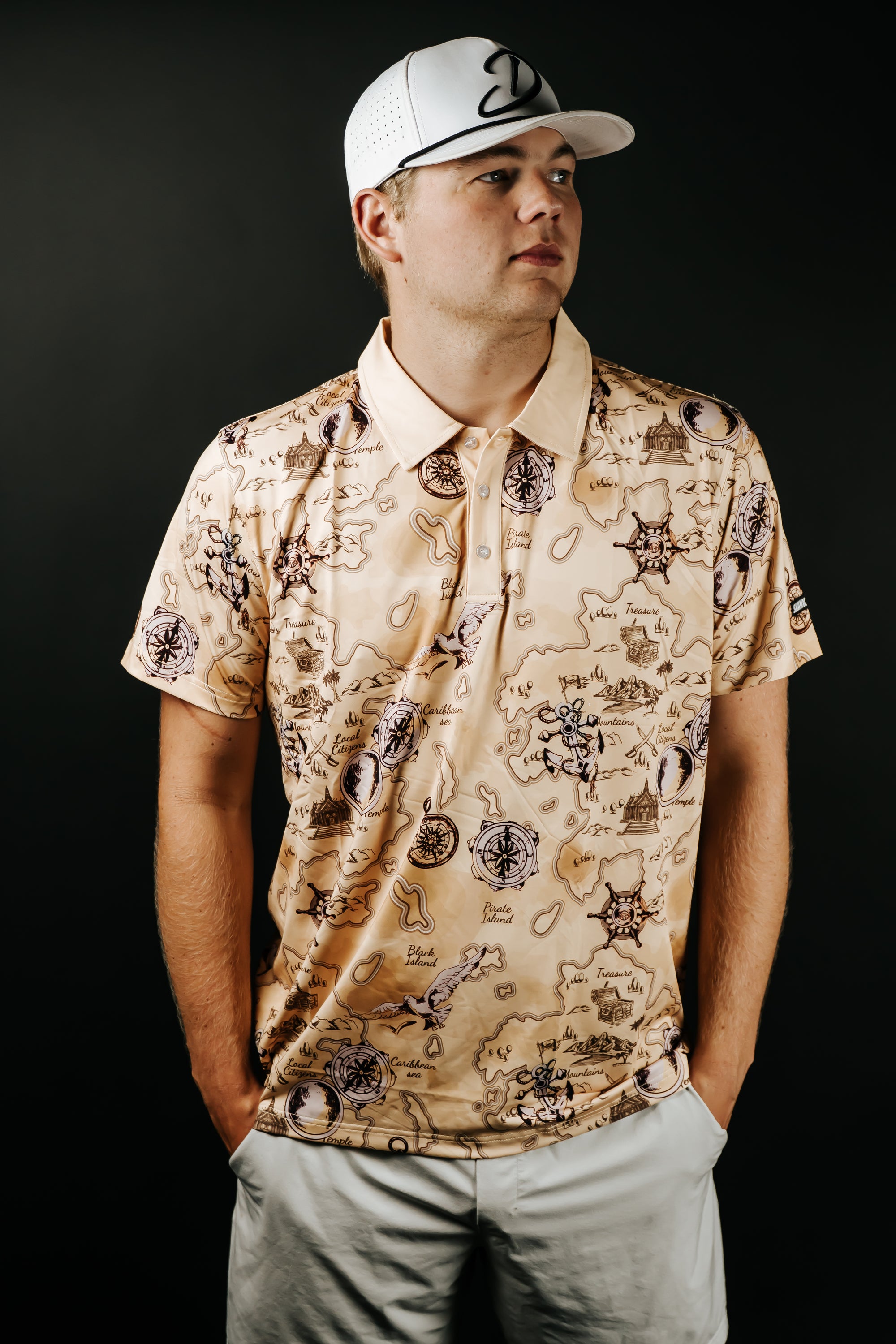 Pirate Map Polo
