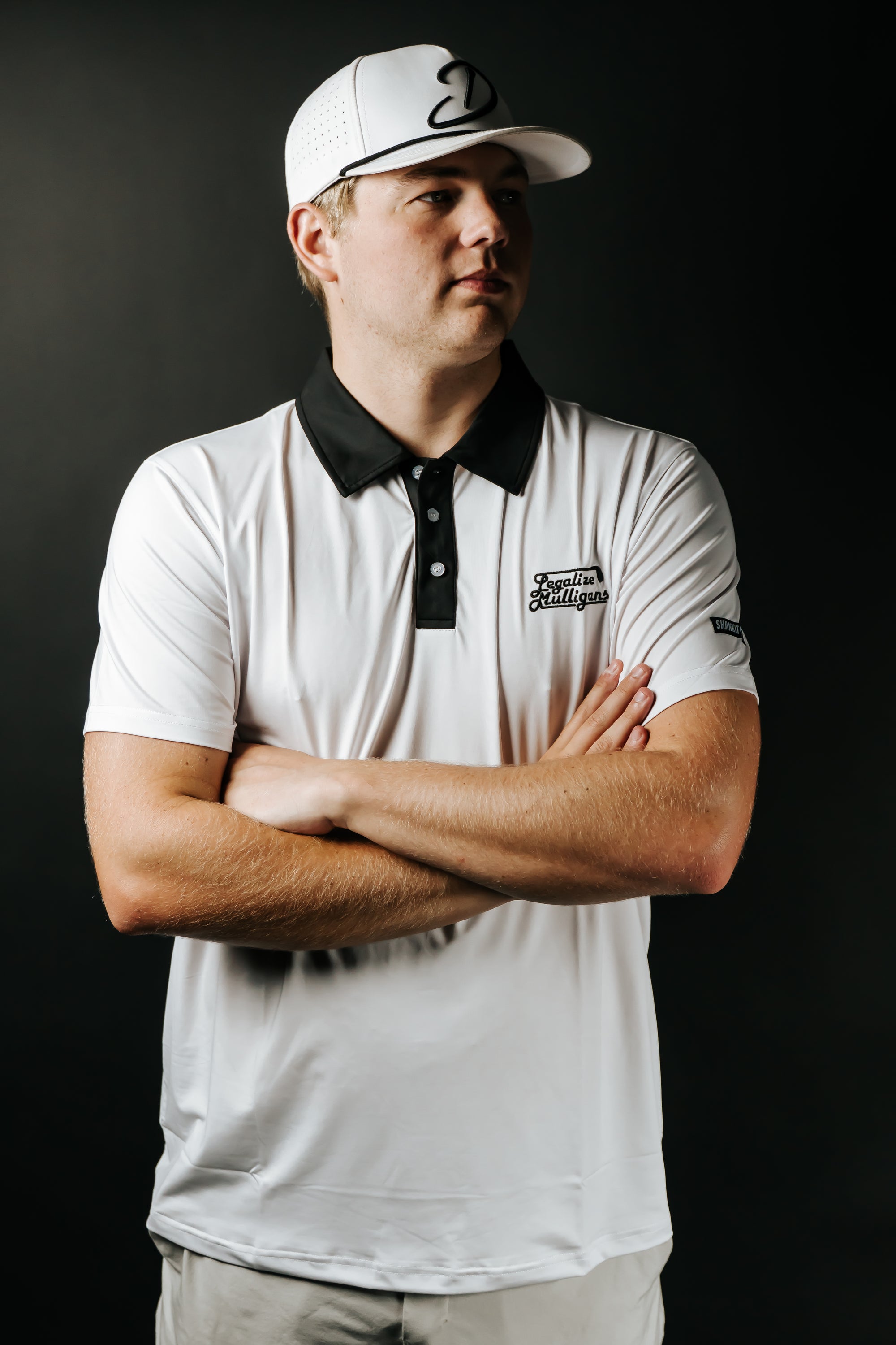 Legalize Mulligans White Polo